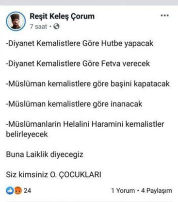 Çorum'da AKP'li meclis üyesi istifa etti - Resim : 1