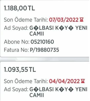 Ödenemeyen faturalar nedeniyle üç caminin elektriği kesildi - Resim : 1