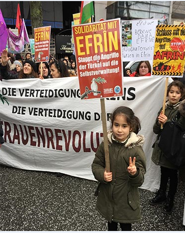 Strasbourg’da Afrin protestosu - Resim : 2
