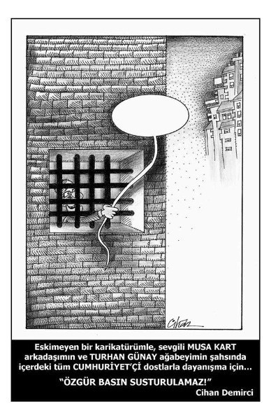 Çizerlerden Musa Kart'a destek karikatürleri - Resim: 29