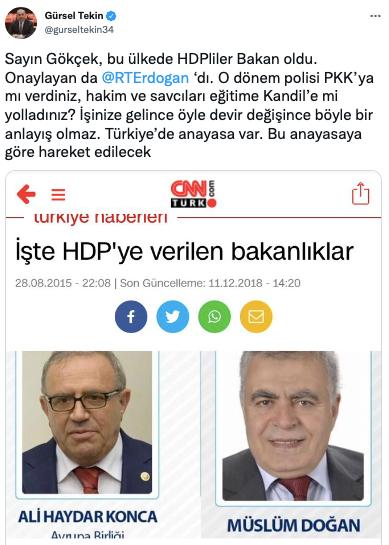 Gürsel Tekin'den HDP açıklaması: Yasal olarak faaliyet gösteren partileri kafamıza göre lanetleyemeyiz - Resim : 3
