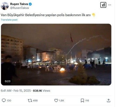 Gazetecilerin 'Van' paylaşımına erişim engeli - Resim : 2