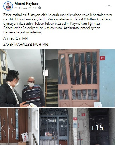 Muhtar açıkladı: İstanbul'da sadece bir mahallede 2200 vaka var - Resim : 1