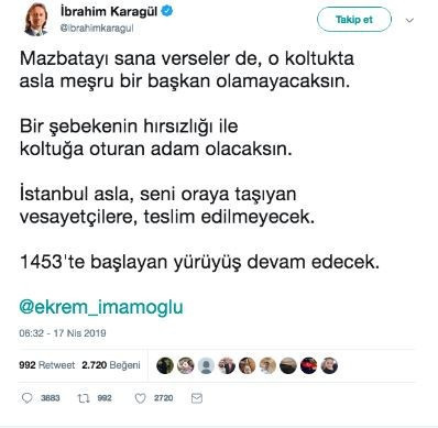 Yandaş gazeteci: İstanbul asla teslim edilmeyecek! - Resim : 1