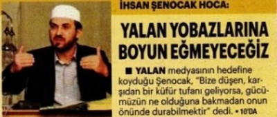 İhsan Şenocak sözlerine yenilerini ekledi - Resim : 1