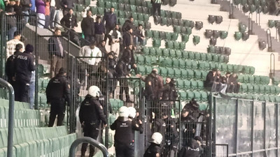 Kocaelispor - Iğdır FK maçındaki tribün olaylarında 7 gözaltı