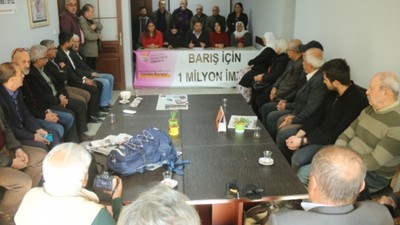 Adana’dan ‘Barış için 1 milyon imza’ kampanyasına çağrı