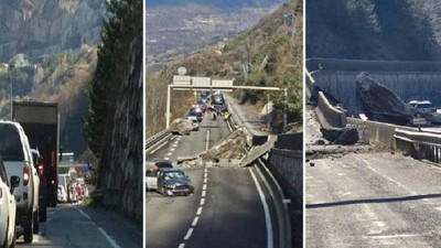 Fransa'da kaya parçaları yola düştü: 1000'i aşkın kişi mahsur kaldı