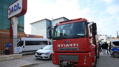 Hatay'da özel hastanede çıkan yangın söndürüldü