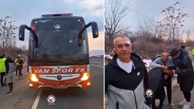 Elazığ’da Vanspor’un takım otobüsüne saldırı: 3 yaralı