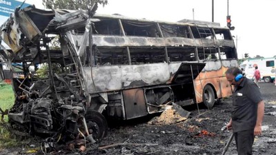 Meksika'da otobüs kazası: 41 ölü