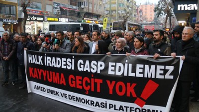 Zeydan’a verilen ceza Diyarbakır'da protesto edildi: 'Çözüm halkı duymakla mümkün'