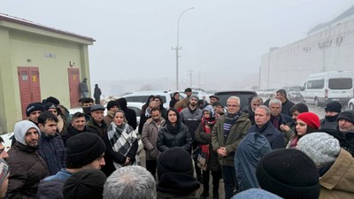 DEM Partili ve EMEP'li vekillerden Antep'te direnişteki işçilere ziyaret