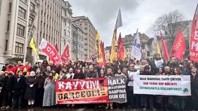 İstanbul'da kayyım protestosu: 'Güç gösterisi değil, çözülüşünün göstergesi'