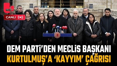 #CANLI | DEM Parti'den Meclis Başkanlığı önünde açıklama