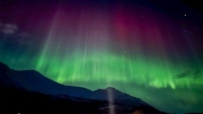 Norveç'te Kuzey Işıkları görüntülendi