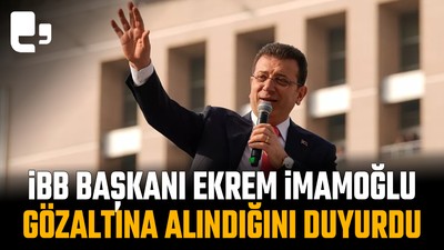 Ekrem İmamoğlu, gözaltına alındığını duyurdu... "Millet iradesine darbe vuruluyor" #shortvideo