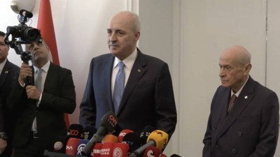 Bahçeli ile görüşen Kurtulmuş: Bundan sonra görev Meclis'te