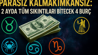 Parasız Kalmak İmkansız: 2 Ayda Tüm Sıkıntıları Bitecek 4 Burç