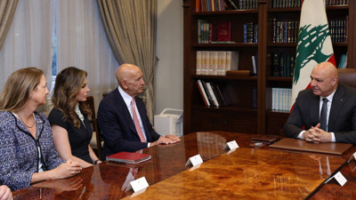 Barrack Lübnan'da konuştu: 'Lübnan ilk adımı attı, İsrail de paralel bir adım atmalı'