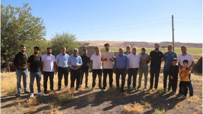 Meralarını işgal eden Cengiz Holding’e köylülerden protesto
