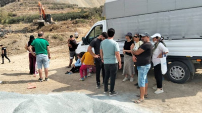 Samandağ'da mandalina bahçeleri nöbetine müdahale: 2 gözaltı
