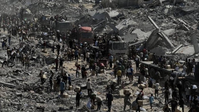 Ateşkes sonrası ilk yardım tırları Gazze'ye ulaştı