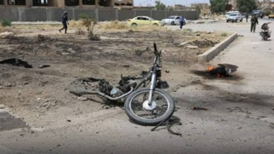 Haseke’de bomba yüklü motosiklet hedefine varamadan patladı