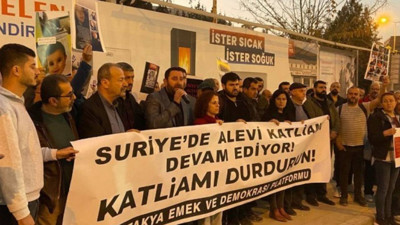 Antakya Emek ve Demokrasi Platformu'ndan Suriye'de ki Alevi katliamına tepki