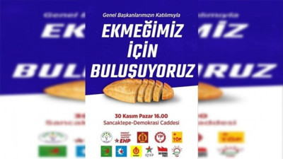 İstanbul 'ekmek' mitingine hazırlanıyor