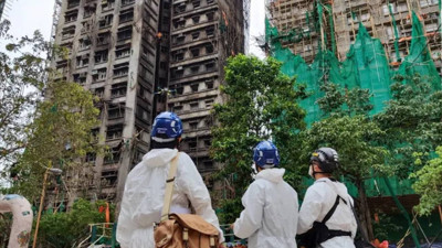 Hong Kong'daki yangında can kaybı 151'e yükseldi