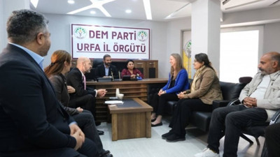 ABD Adana Konsolosu Urfa'da DEM Parti'yi ziyaret etti