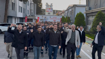 DYO Boya işçileri taşerona karşı fabrikayı terk etmeme kararı aldı