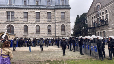 Boğaziçi Üniversitesi öğrencilerine biber gazıyla müdahale