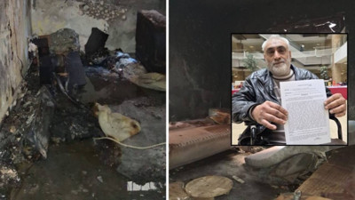 Polis ihmali nedeniyle engelli yurttaşın evi kül oldu