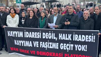 Van'da kayyım atamasının yıl dönümünde protesto: İrade gaspına son verin