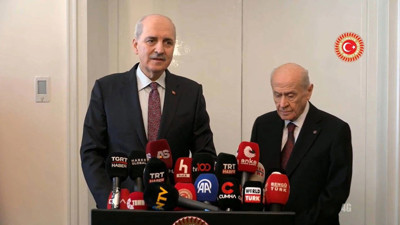 Meclis Başkanı Kurtulmuş, Devlet Bahçeli ile görüştü