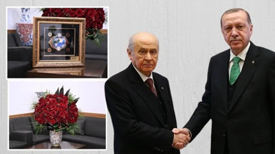 Bahçeli'den doğum gününde Erdoğan'a 72 gül