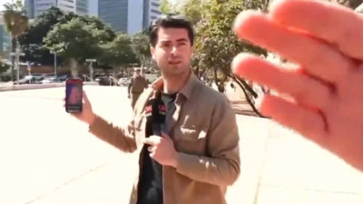 CNN Türk muhabirleri Tel Aviv'de canlı yayında gözaltına alındı