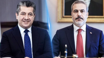 Barzani ile Fidan telefonda görüştü