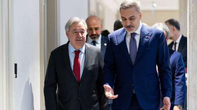 Hakan Fidan, BM Genel Sekreteri Guterres ile görüştü