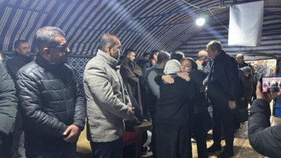 Kobani'ye geçen heyetten Salih Müslim'in ailesine taziye ziyareti