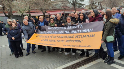 İstanbul'da Halepçe ve Beyazıt katliamları anıldı