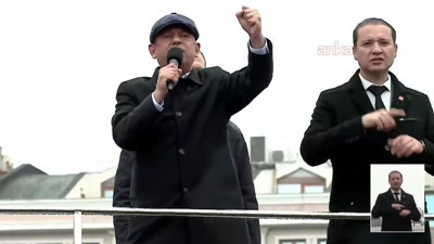 CHP'nin 100. mitingi | Özgür Özel'den Özkan Yalım'ın görüntülerinin servis edilmesine tepki