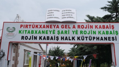 Rojin Kabaiş Halk Kütüphanesi açıldı