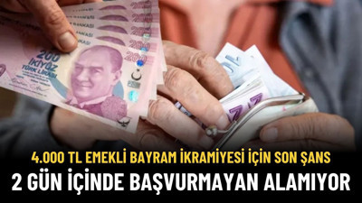 2 Gününüz Kaldı! Başvurmayan Emekli Kurban Bayramı İkramiyesi Alamayacak