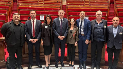 DEM Parti heyeti Paris’te Fransız parlamenterlerle görüştü