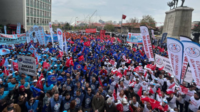 Ankara’da 1 Mayıs yürüyüşü: Binlerce kişi Tandoğan Meydanı’na yürüdü