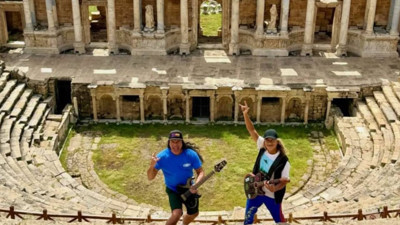 Metallica üyeleri Denizli’de: 'Hierapolis’te ilham topluyoruz'