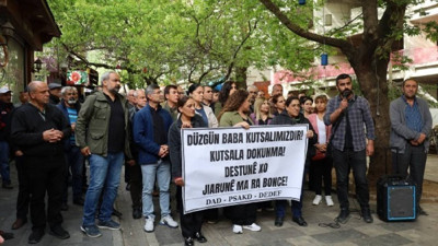 Alevi örgütlerinden Düzgün Baba Ziyaretgâhının tahrip edilmesine tepki
